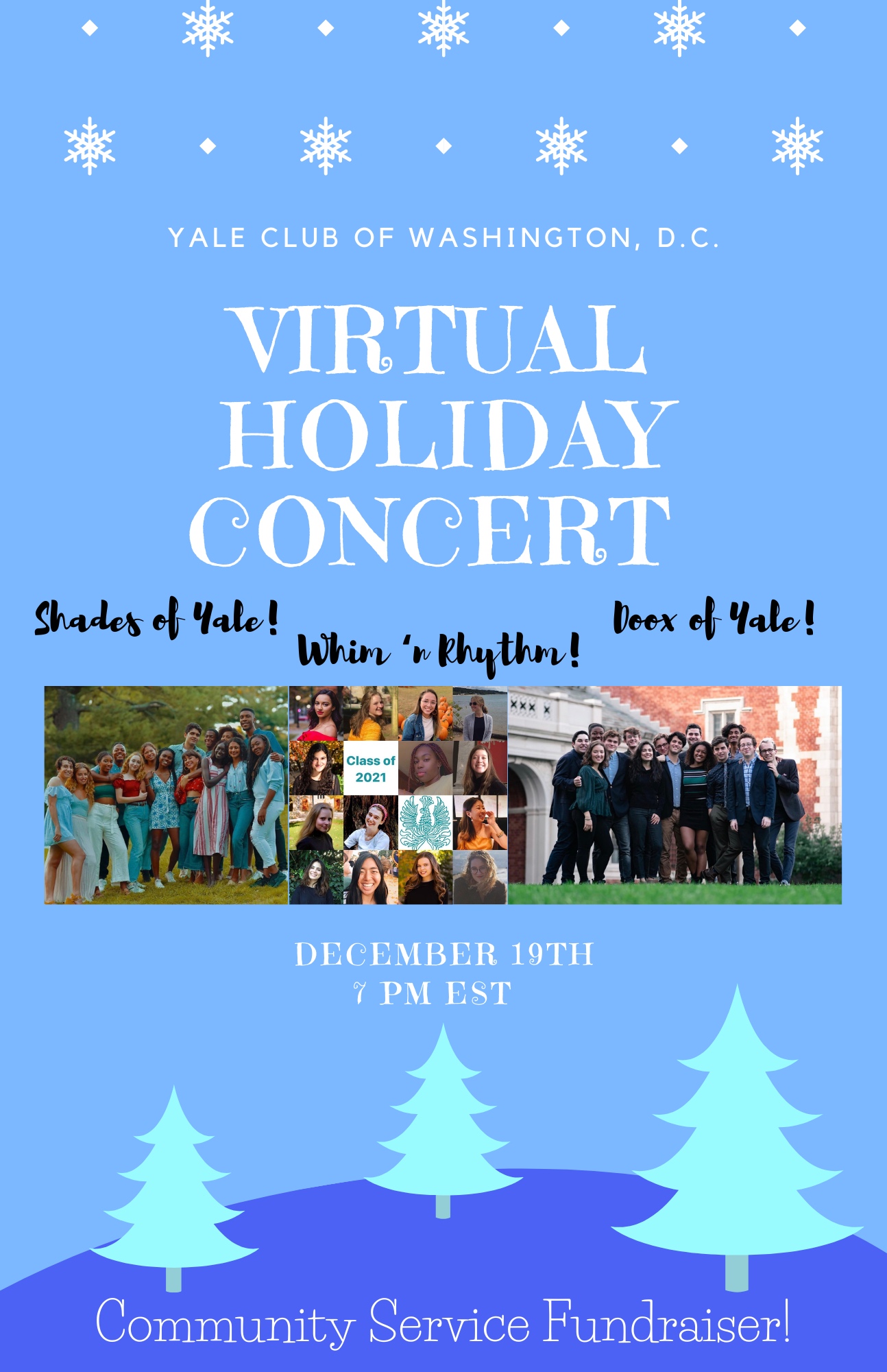 Washington Dc Events Calendar December 2023 Virtual Holiday Soirée and Community Service Fundraiser